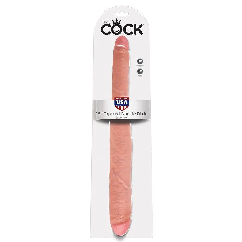 gode double réaliste submersible 40cm sans latex phtalates diamètres 43mm 33mm texture peau toucher doux flexible unisexe marque américaine