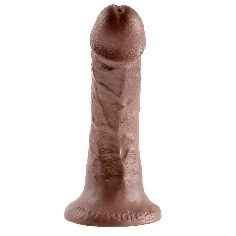 gode réaliste brun 15cm ventouse puissante hypoallergénique sans phtalate texture détaillée veines sculptées américaine compatible harnais
