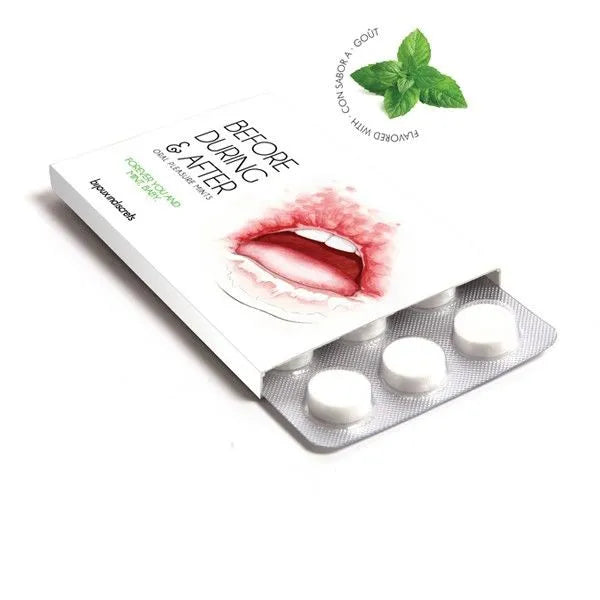 Bijoux - Indiscrets Candy Plaisir Oral Menthe rafraîchissant sans sucre 12 unités intimité discrète hygiène buccale sextoys accessoires
