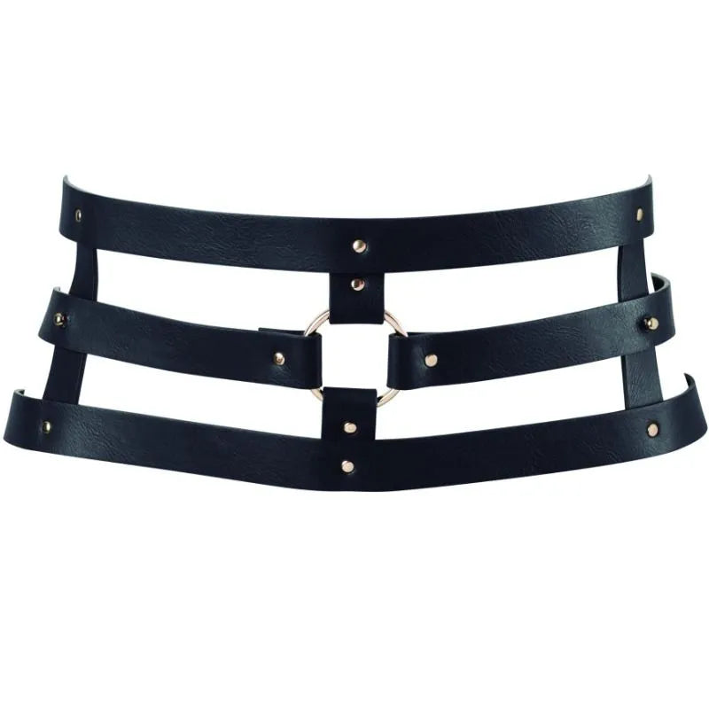 ceinture érotique végane noire transformable menottes réglables bondage ajustable recyclée polyuréthane durable confortable ergonomique féminine masculine élégante audacieuse