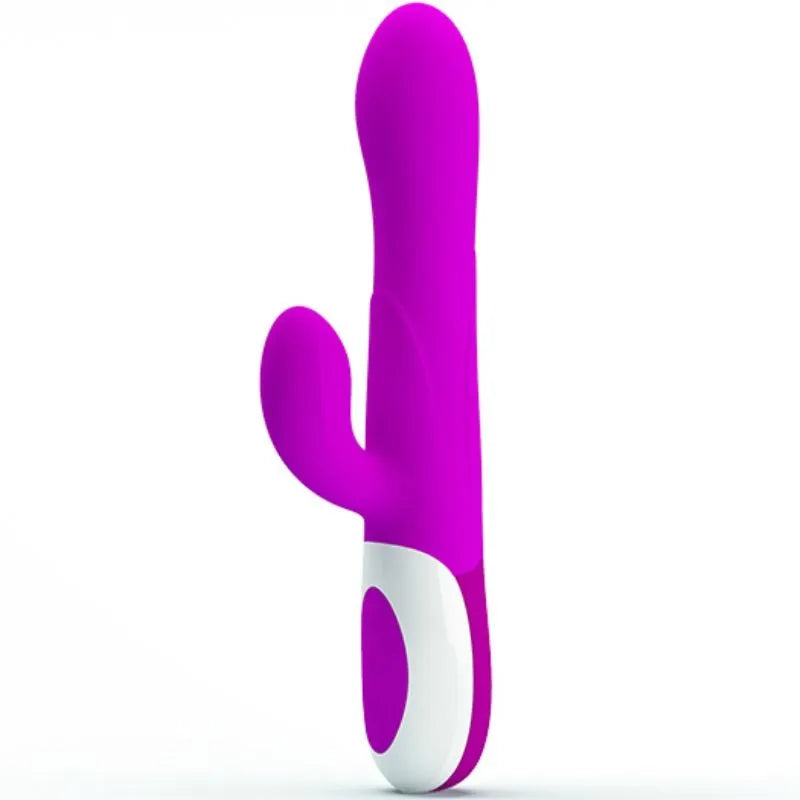 Vibromasseur gonflable rechargeable silicone haute qualité multi-vibrations Pretty Love Dempsey