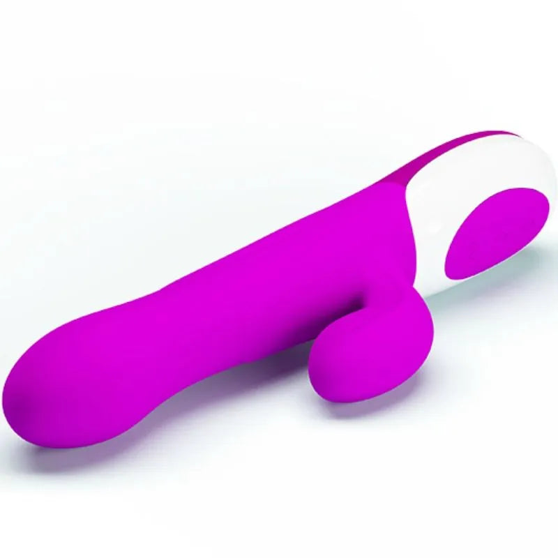 Vibromasseur gonflable rechargeable silicone haute qualité multi-vibrations Pretty Love Dempsey