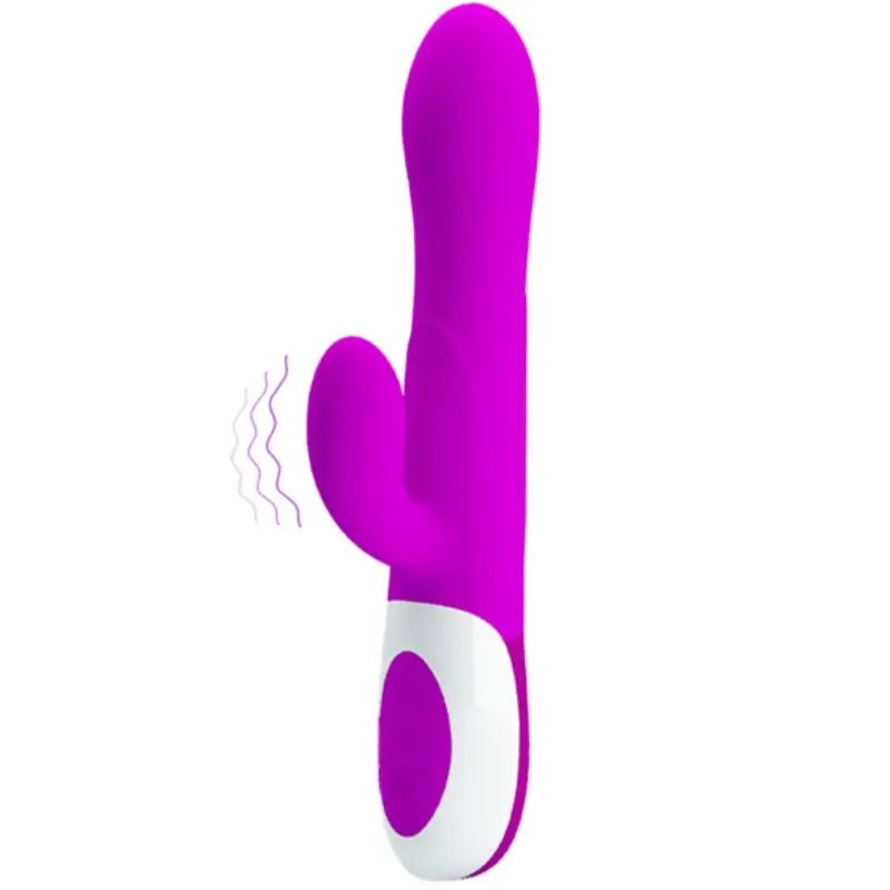 Vibromasseur gonflable rechargeable silicone haute qualité multi-vibrations Pretty Love Dempsey