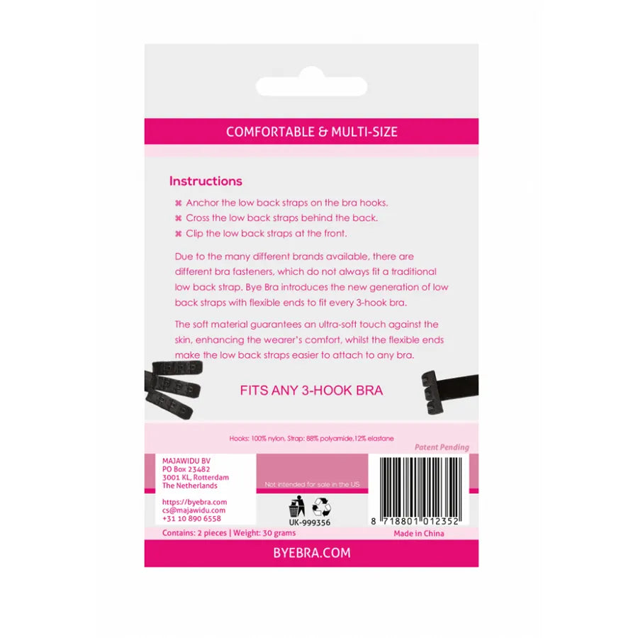 Adaptateur soutien-gorge dos nu noir blanc, silicone discret, crochets ajustables, confort invisible pour robe soirée mari...
