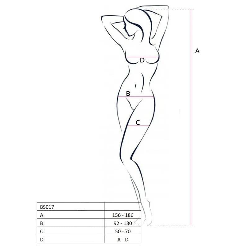 PASSION FEMME BS017 BODYSTOCKING BLANC SEXY RESILLE OUVERTURE DENTELLE QUALITÉ EUROPÉENNE