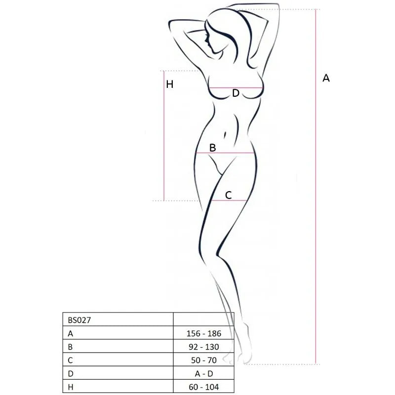 lingerie sexy résille robe courte noire Passion BS027 fabrication européenne bodystocking taille unique élastique confortable sophistiquée sensuelle ajustement silhouette irrésistible