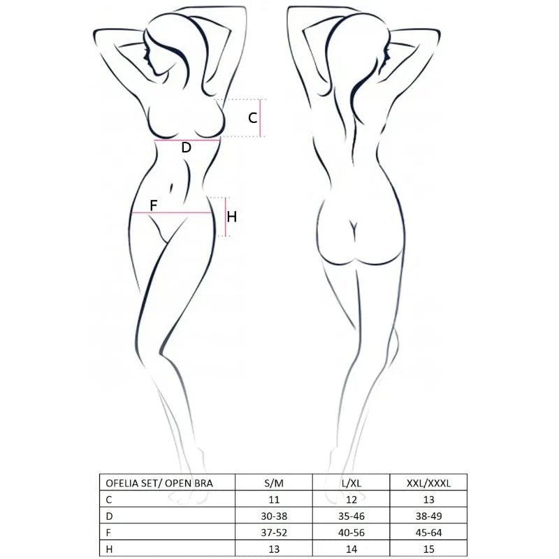 PASSION ENSEMBLE LINGERIE SEXY BLANC SOUTIEN-GORGE STRING PORTE-JARRETELLES S/M