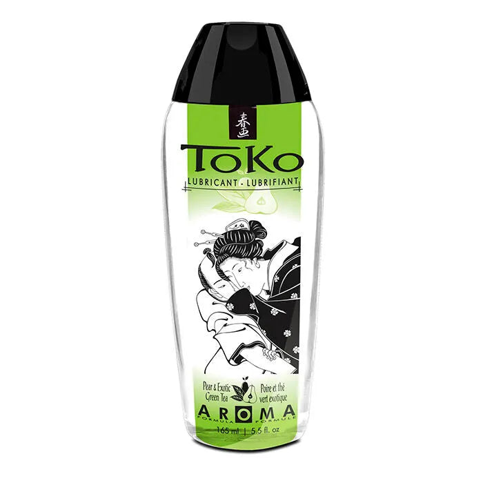 Lubrifiant intime Toko Aroma Poire Thé Vert Exotique 165ml design japonais élégant sans goût après-ingestion