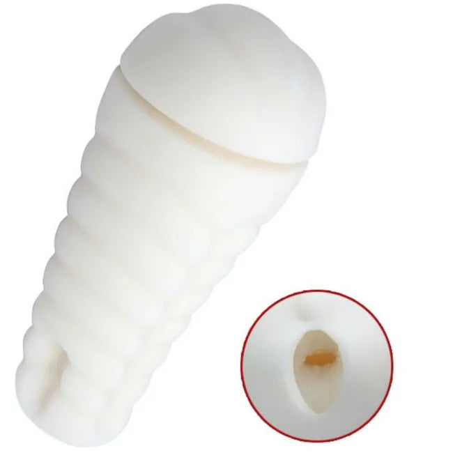 masturbateur masculin silicone réaliste ventouse ajustable intérieur texturé sensations intenses mains libres ergonomique durable hypoallergénique nettoyable silencieux discret