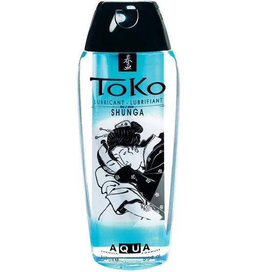 Lubrifiant naturel Shunga Toko Aqua base eau ultra soyeux intimité érotique discret 165ml design japonais