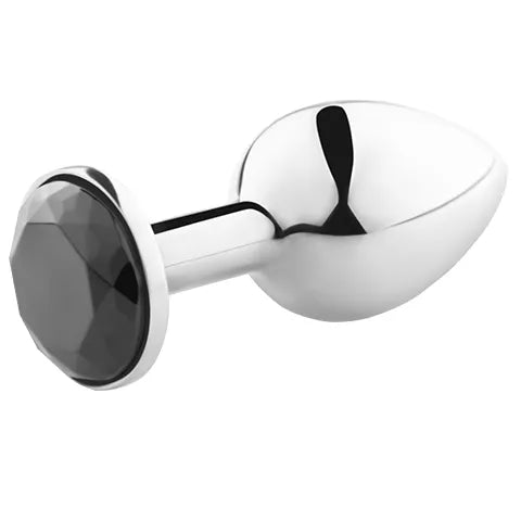 Plug anal métallique conique Secretplay Noir stimulation anale sécurisée aluminium ultra-lisse sans nickel sextoy élégant