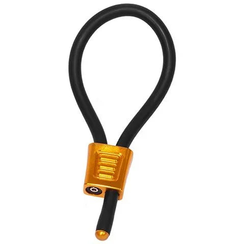 boucles caoutchouc conducteur épais supraconducteur électrostimulation intensité réglable aluminium usiné anodisé finition isolante unipolaire ajustable érection durable élégante