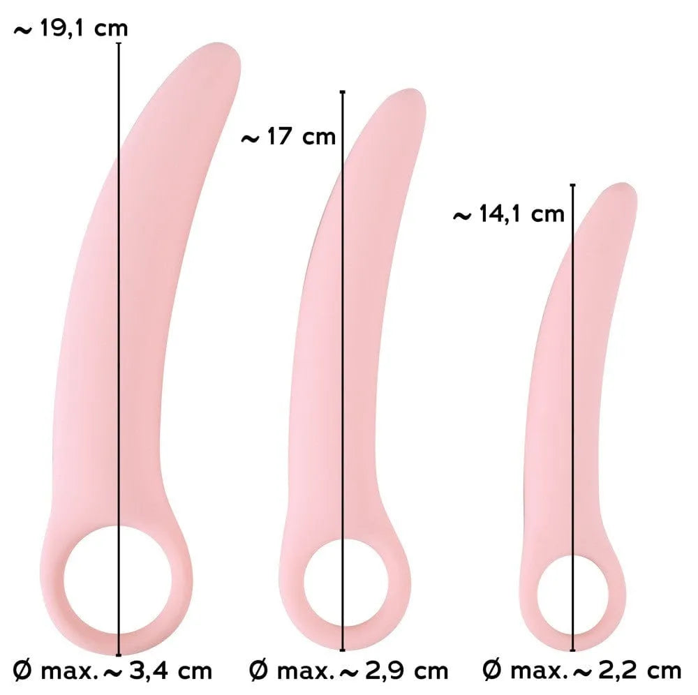 Kit D'Entraînement En Silicone Pour Vaginisme Doux