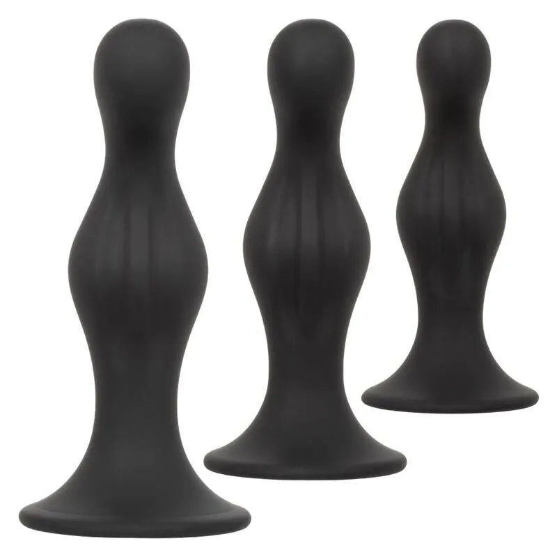 Kit De Plugs Anaux En Silicone Avec Ventouse