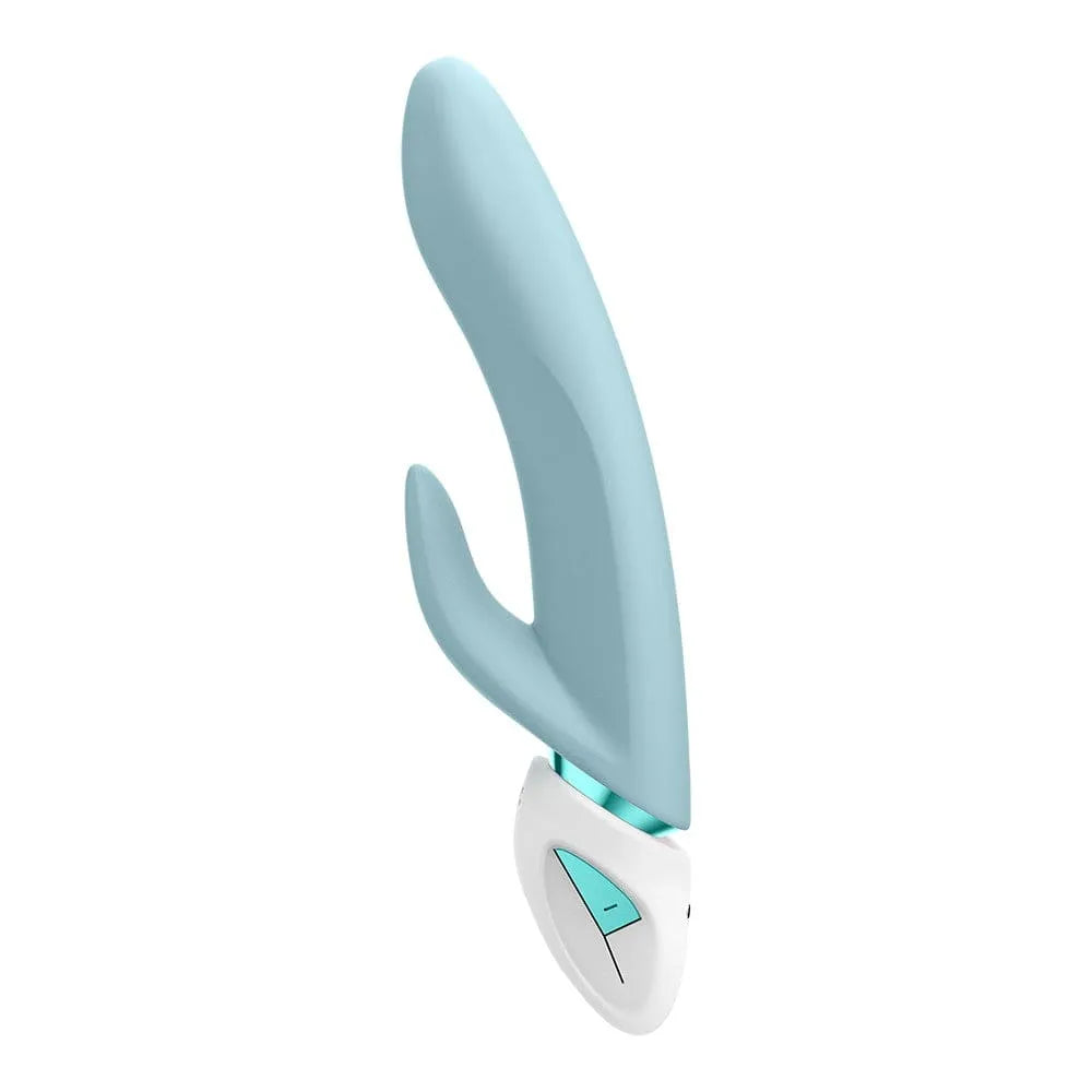 Coffret Satisfyer sextoys silicone bleu, stimulateur pulsation, vibromasseur rabbit, moteur interchangeable, étanche IPX7.