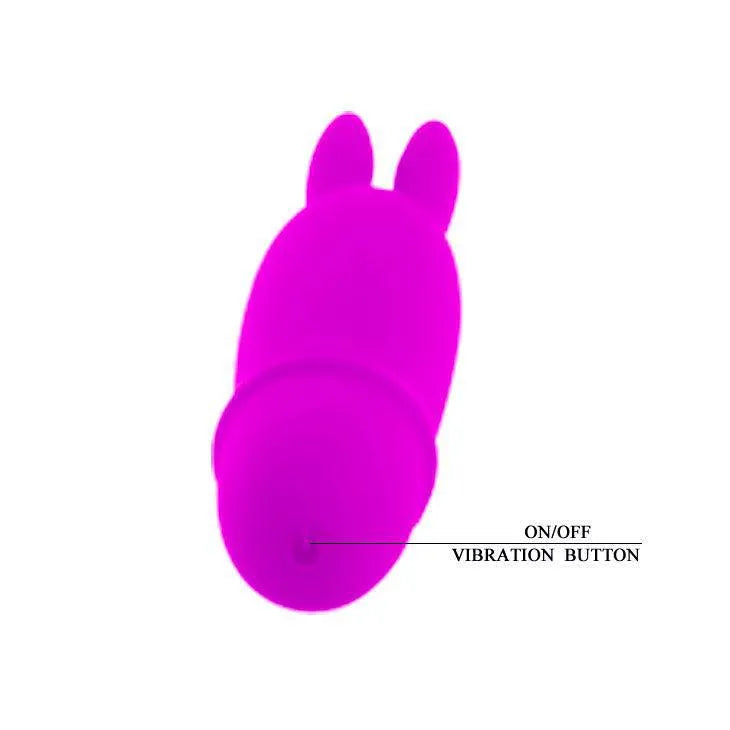 Mini vibromasseur lilas ergonomique en silicone doux, compact, avec bouton de vibration, 10 modes, submersible.