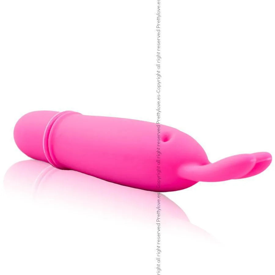 Élégant mini vibromasseur lilas en silicone doux, compact et ergonomique, avec 10 modes de vibration, submersible.