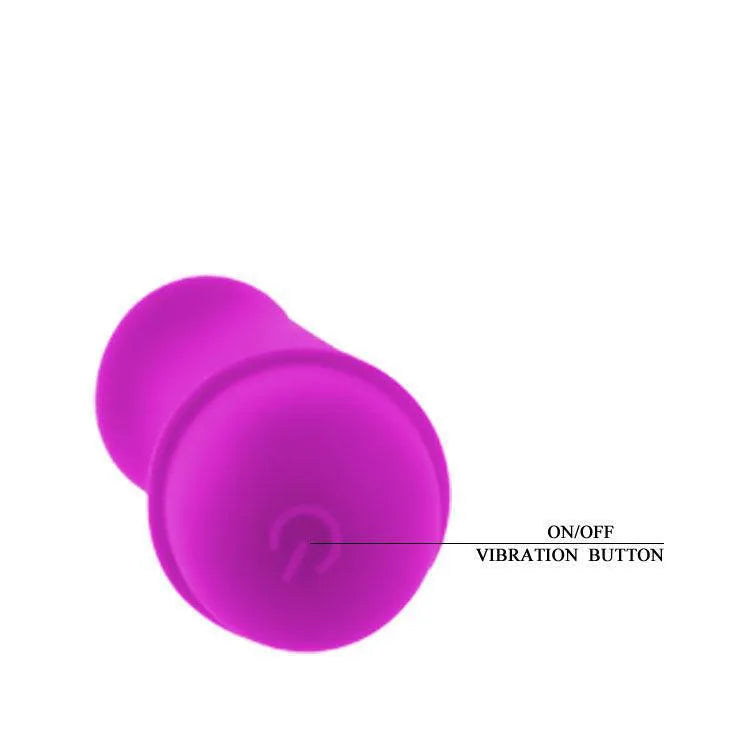 Vibromasseur lilas en silicone Pretty Love, design ergonomique, douceur exceptionnelle, sans phtalates.