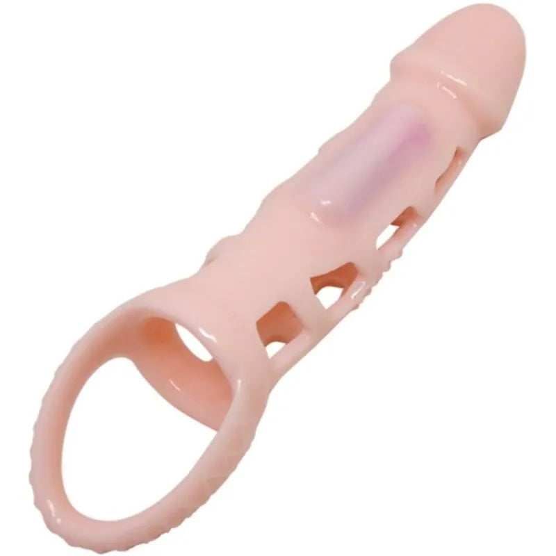 Manchon D'Extension Pénis Réaliste Tpr Avec Vibrations