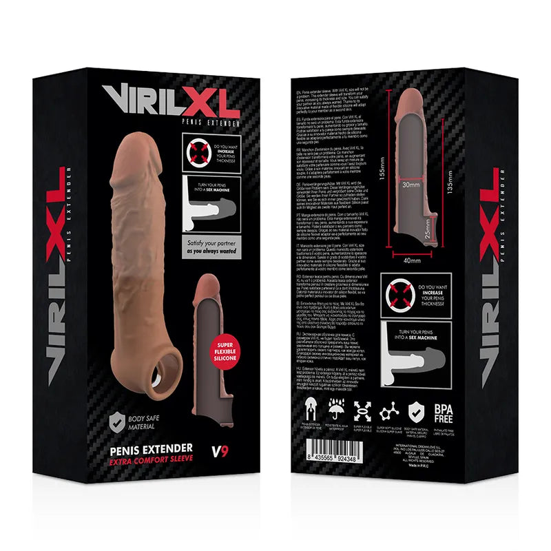 Manchon Pénien En Silicone Extensible