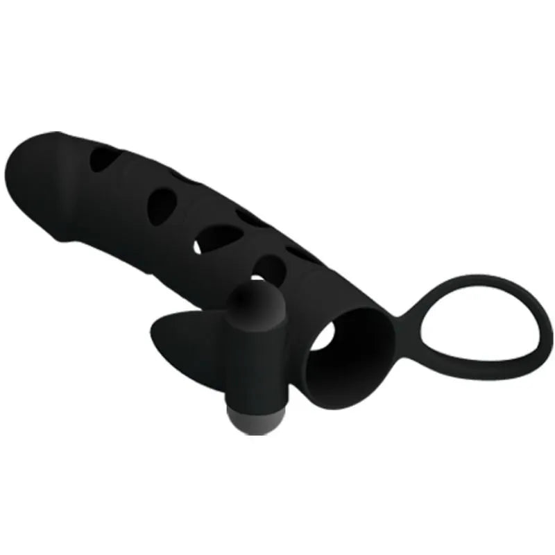 Manchon Pénien Silicone Vibrant Pour Érection Prolongée