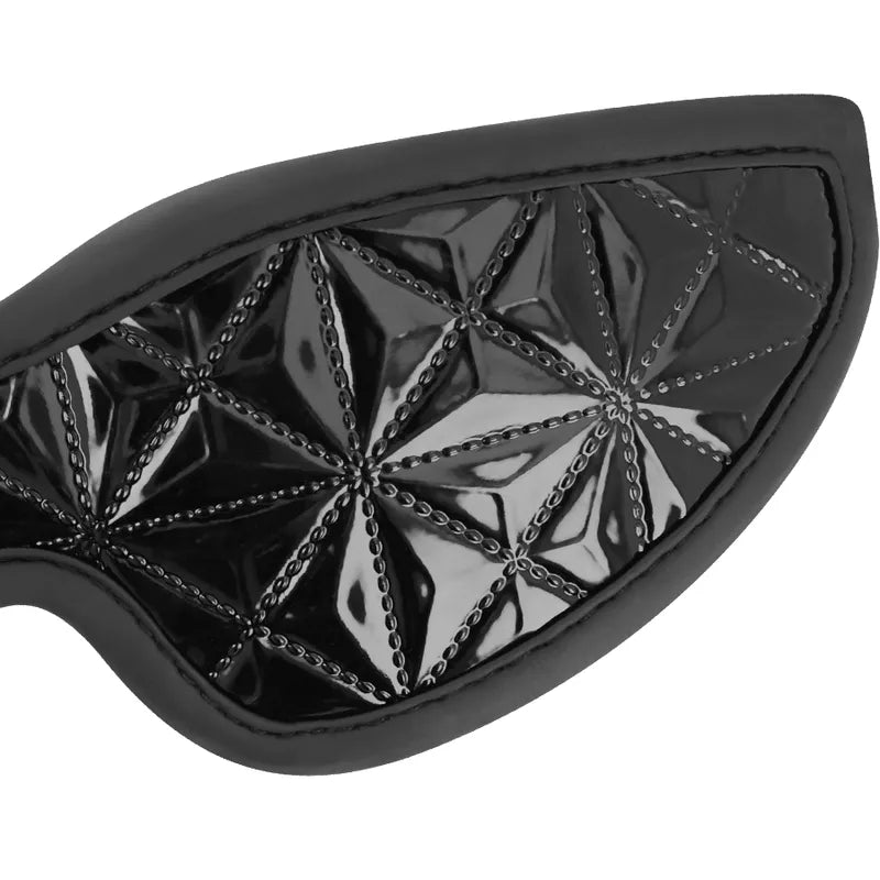 Masque Bdsm En Cuir Vegan Ajustable