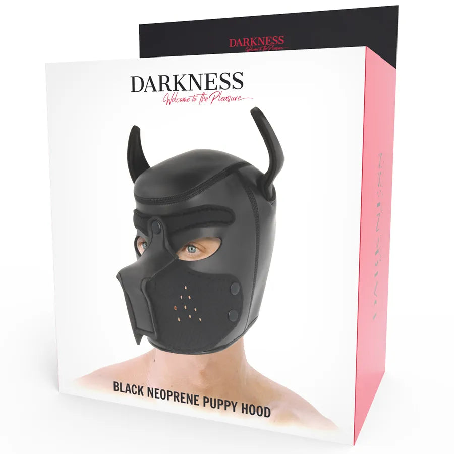 Masque Néoprène Bdsm Ajustable Pour Chien