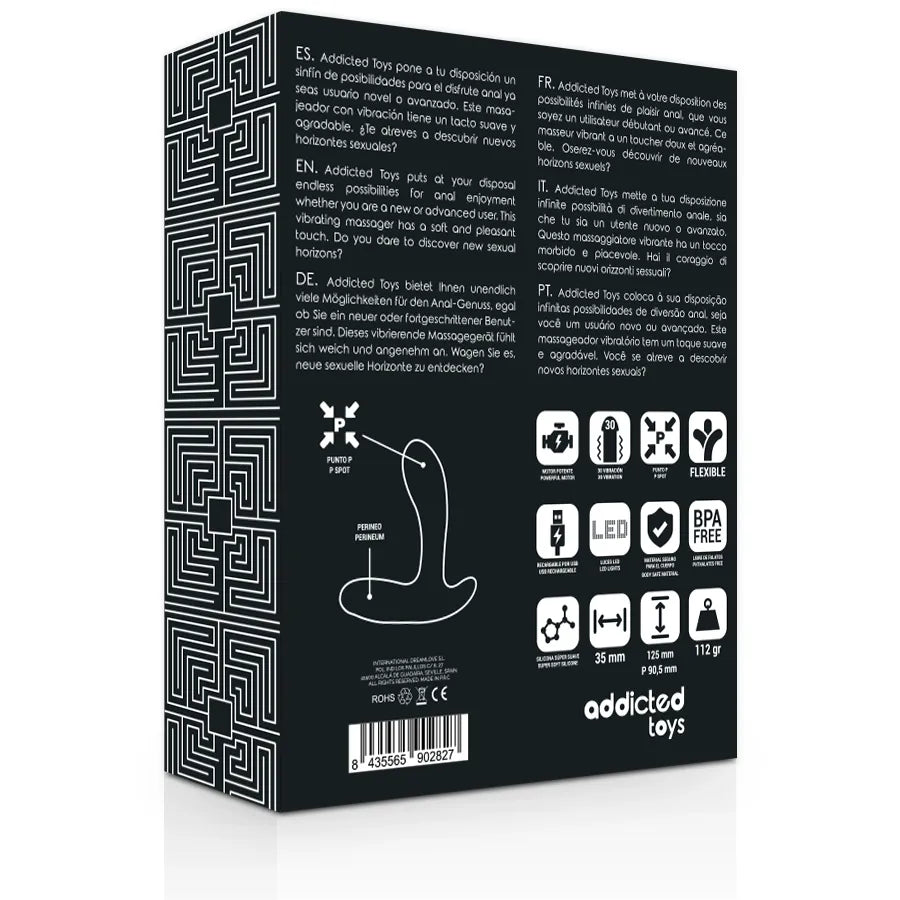 Masseur Anal Silicone Rechargeable Prostate