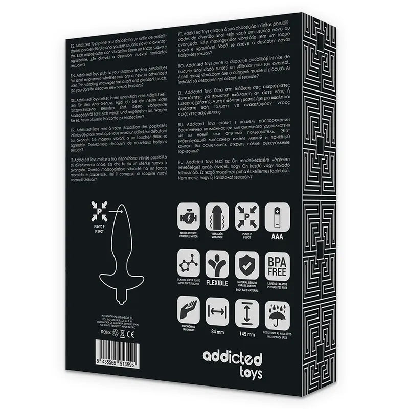 Masseur De Prostate Silicone Vibrations Intenses