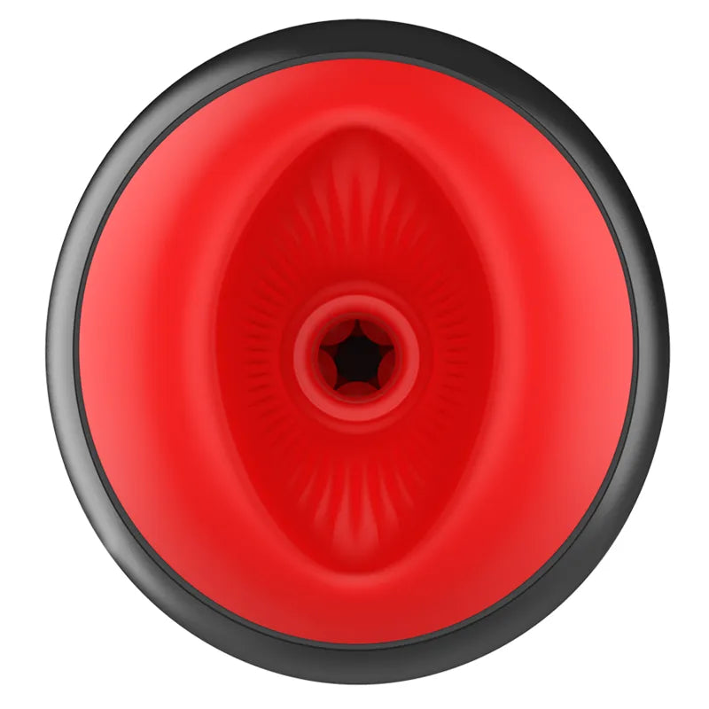 Masturbateur Automatique Silicone Rouge Étanche Rechargeable