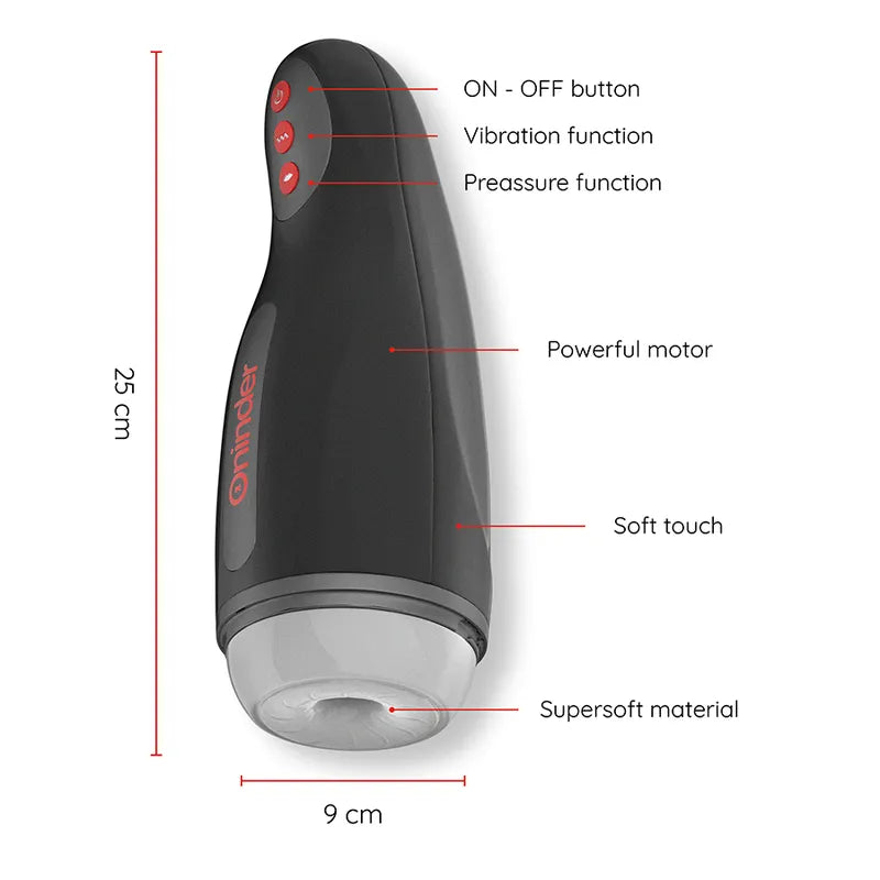 Masturbateur Connecté Silicone Doux Oninder