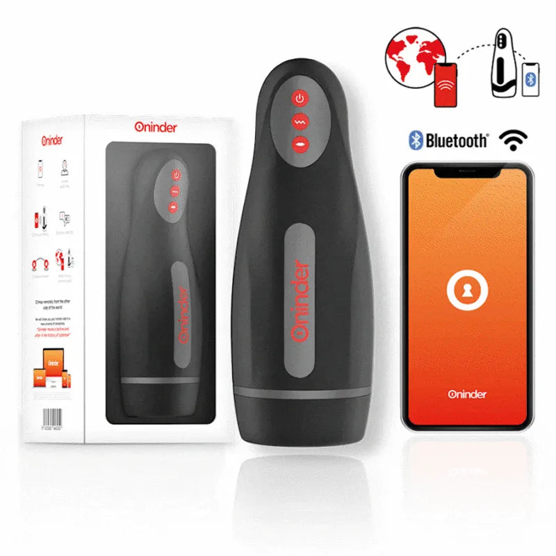 Masturbateur Connecté Silicone Doux Oninder