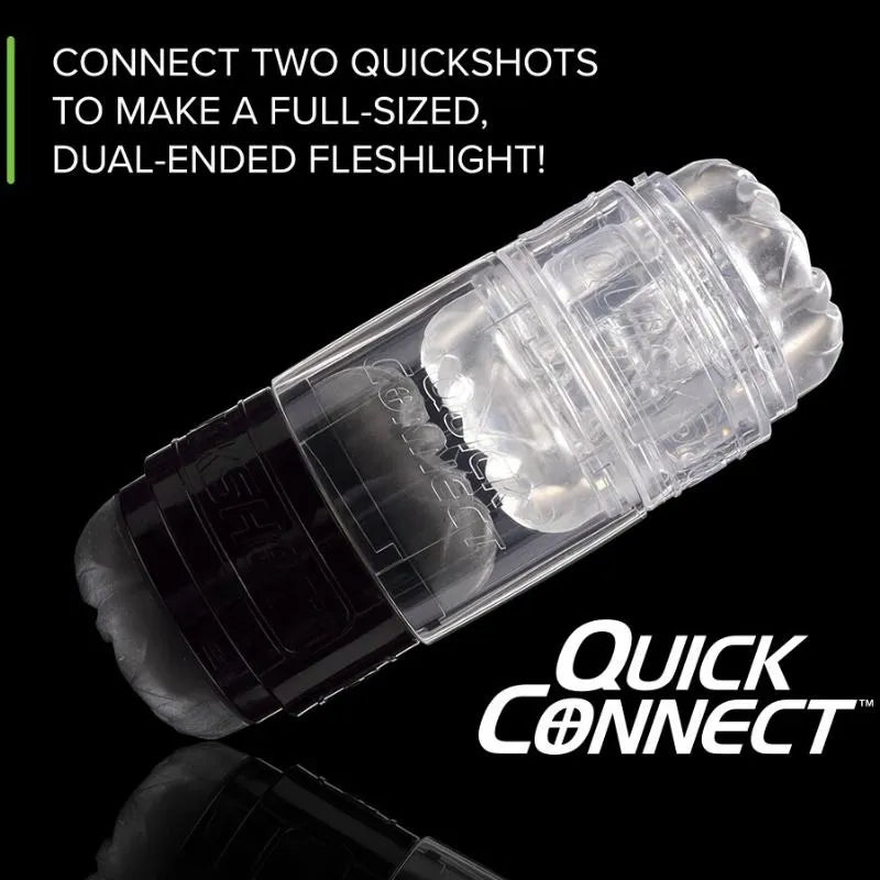 Masturbateur Double Texture Quickshot Pour Duo