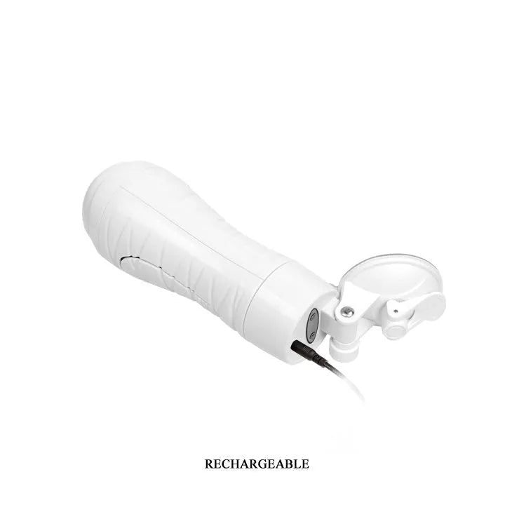 Masturbateur Vibrant Mains Libres Flora White