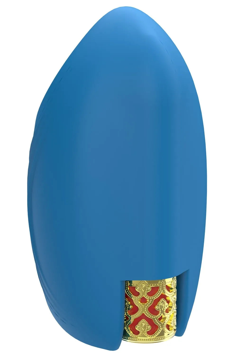Masturbateur Vibrant Silicone Bleu Rechargeable