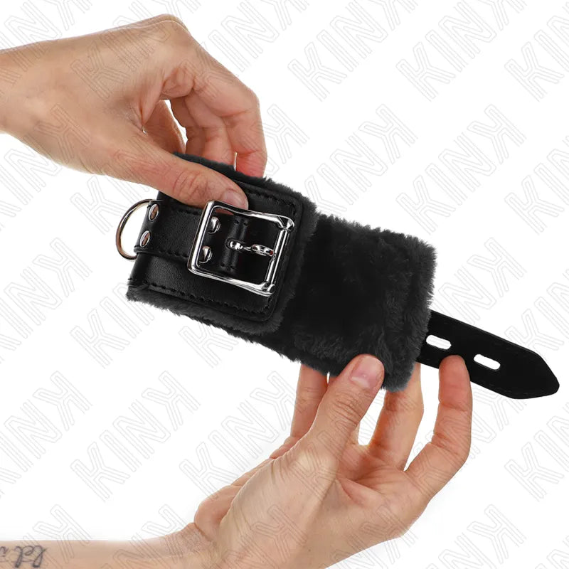 Menottes Bdsm Confortables En Cuir Végan