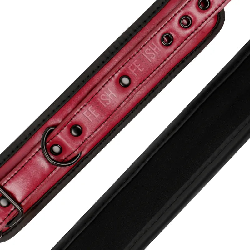 Menottes Bdsm Cuir Vegan Confortables