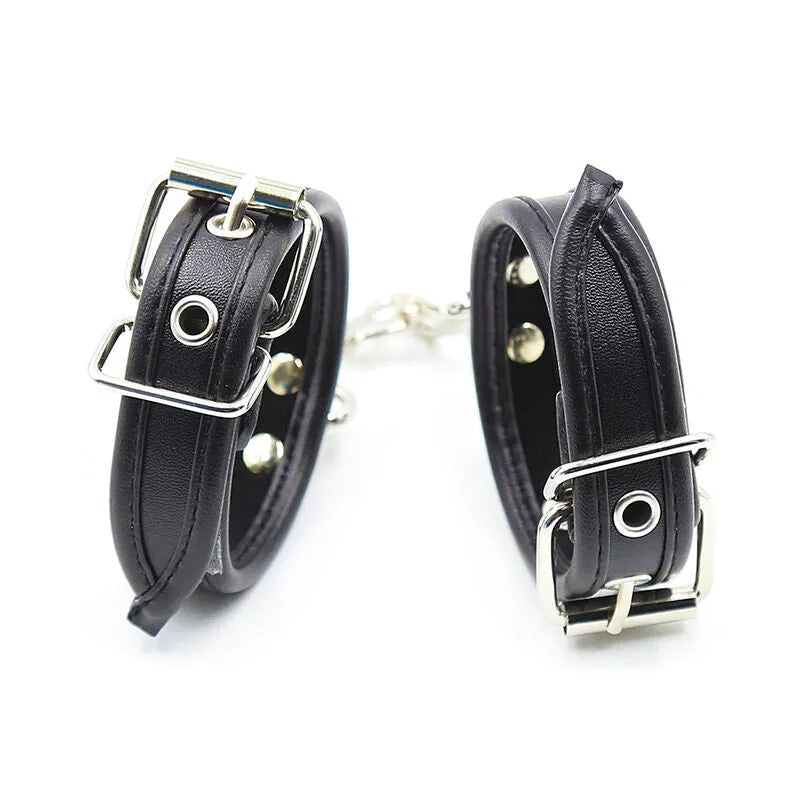 Menottes Cuir Ajustables Pour Fétichisme