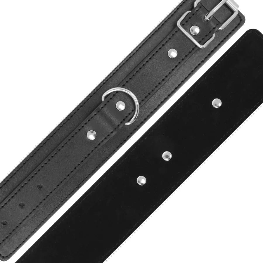 Menottes Cuir Pvc Ajustables Pour Bdsm