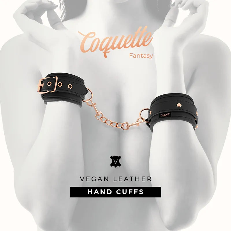 Menottes En Cuir Vegan Sans Nickel