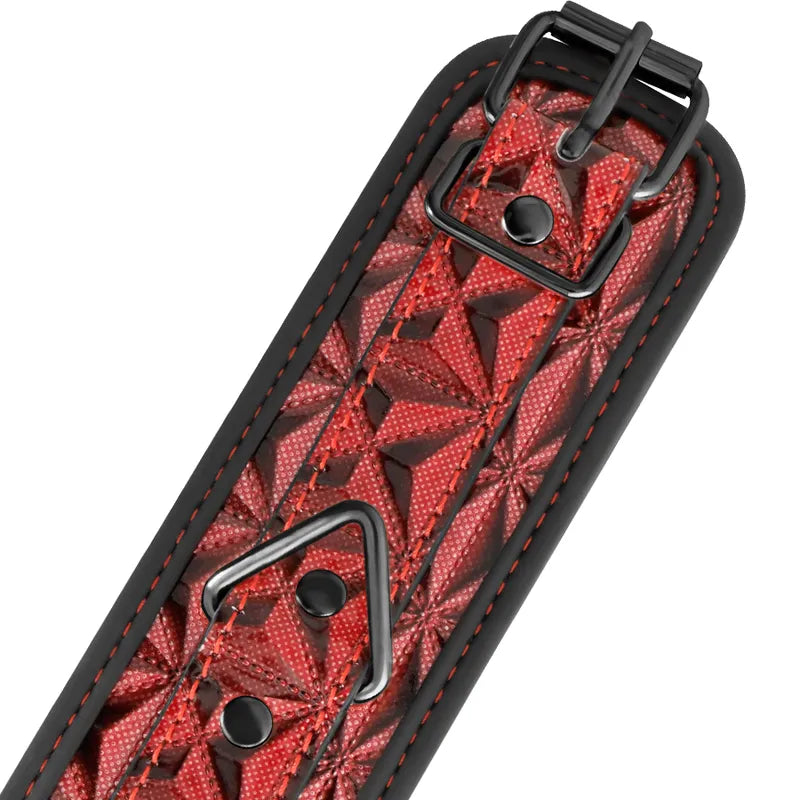 Menottes En Cuir Vegan Sans Nickel Bdsm
