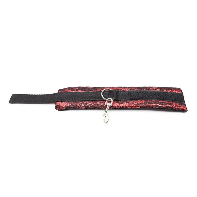 Menottes Velours Rouge Ajustables Pour Débutants