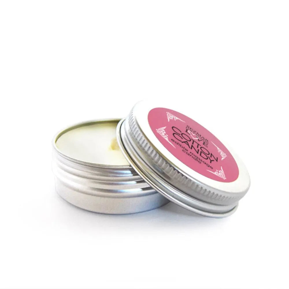 Mini Bougie De Massage Senteur Barbe À Papa