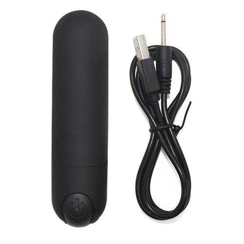 Mini vibromasseur clitoridien étanche silicone noir compact discret rechargeable portable puissant silencieux doux médical ergonomique dix vitesses
