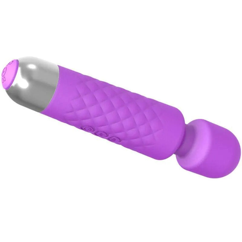 Mini Vibromasseur Violet En Silicone Armony