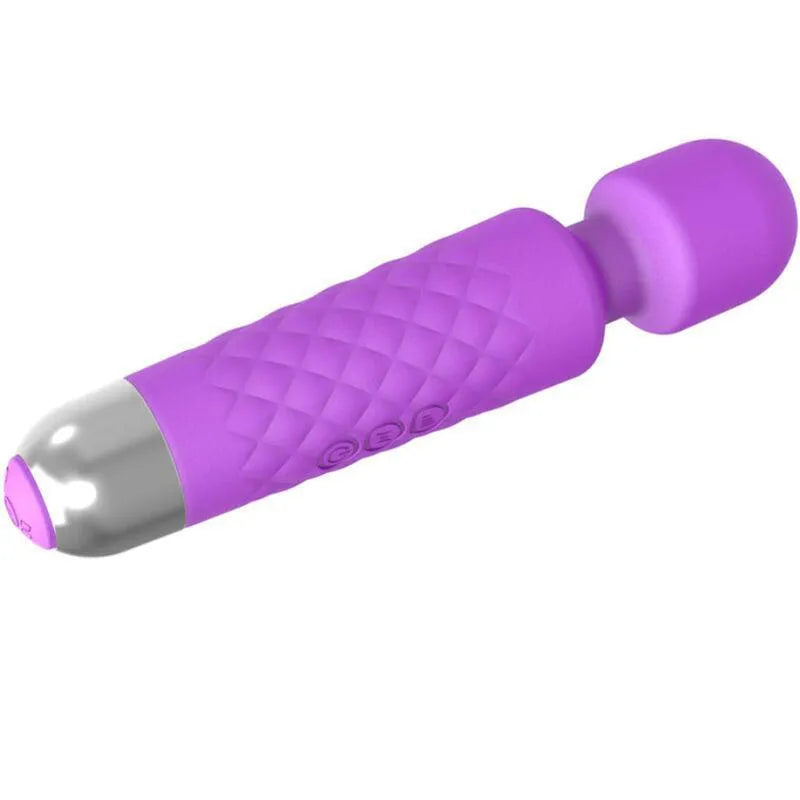 Mini Vibromasseur Violet En Silicone Armony