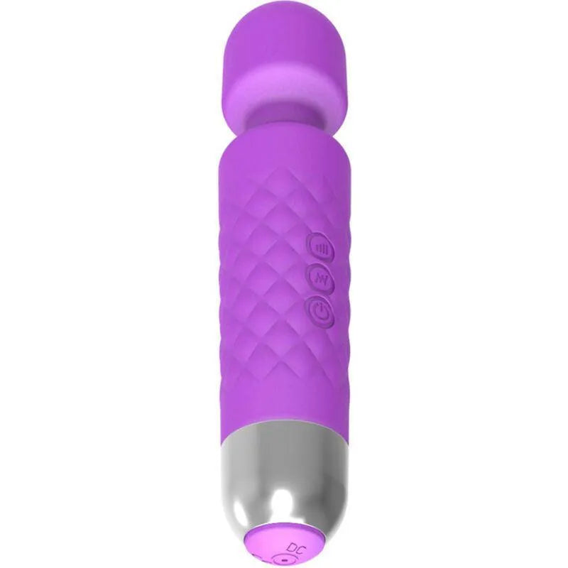 Mini Vibromasseur Violet En Silicone Armony