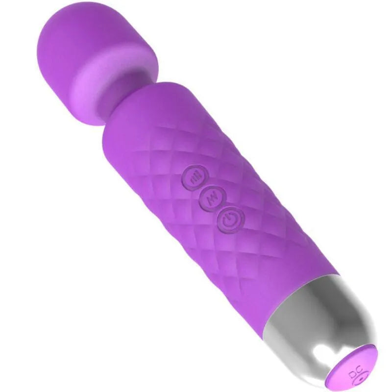 Mini Vibromasseur Violet En Silicone Armony