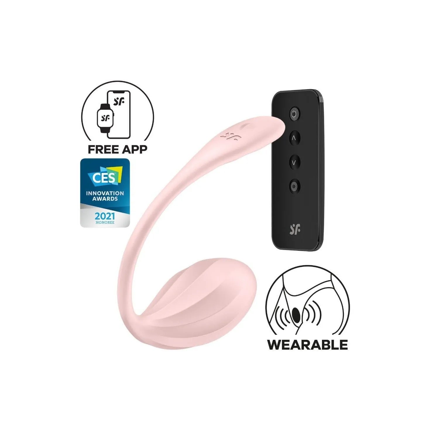 Oeuf Vibrant Silicone Étanche Télécommandé