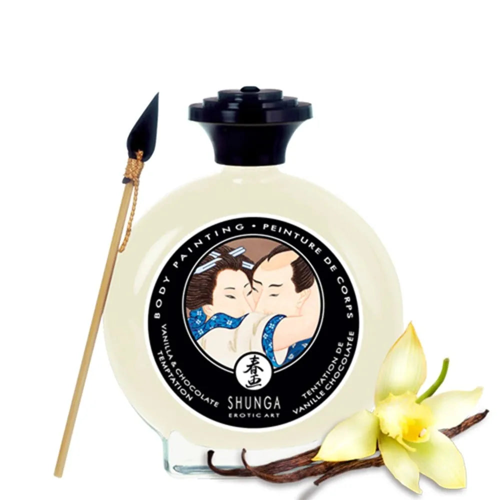 Peinture Corporelle Comestible Vanille Chocolat Pour Couples